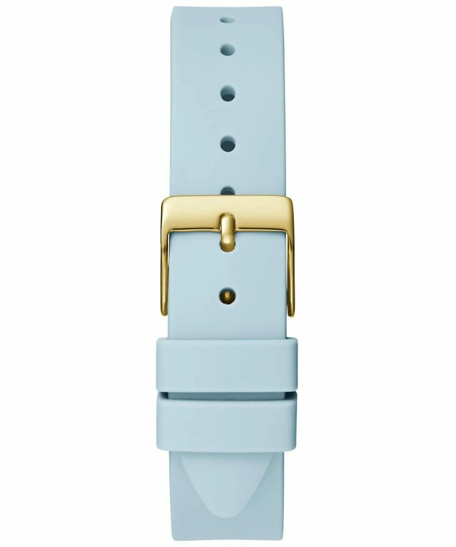 Guess Damen Armbanduhr MINI WONDERLUST hellblau, gold 34 mm GW0678L1