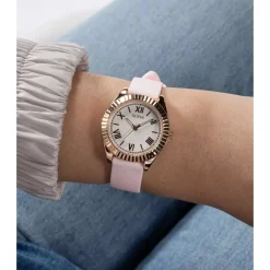 Guess Damen Armbanduhr Mini Luna rosa, rosegold GW0724L3