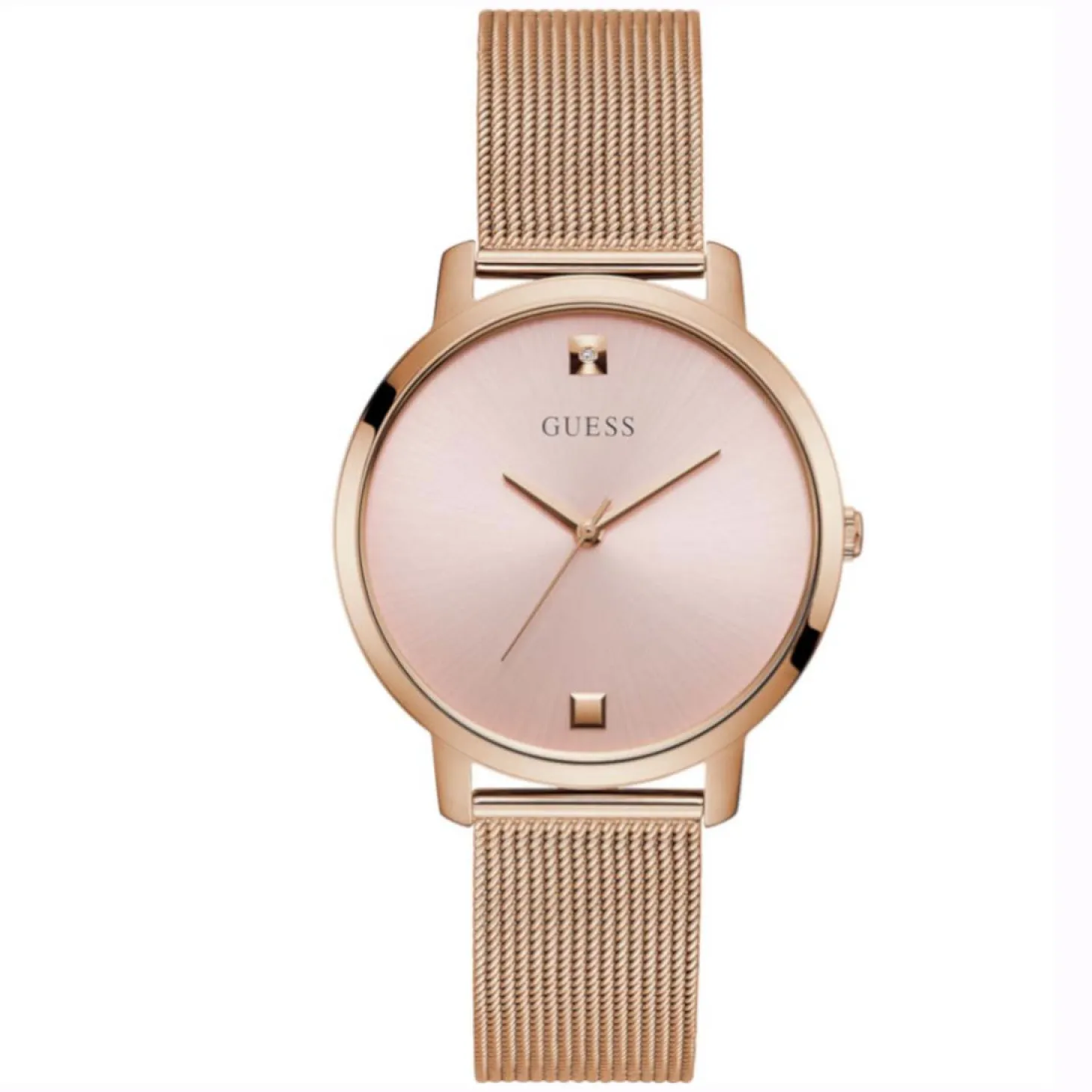 Guess Damen Armbanduhr Nova Diamant rosegold 40 mm GW0458L3