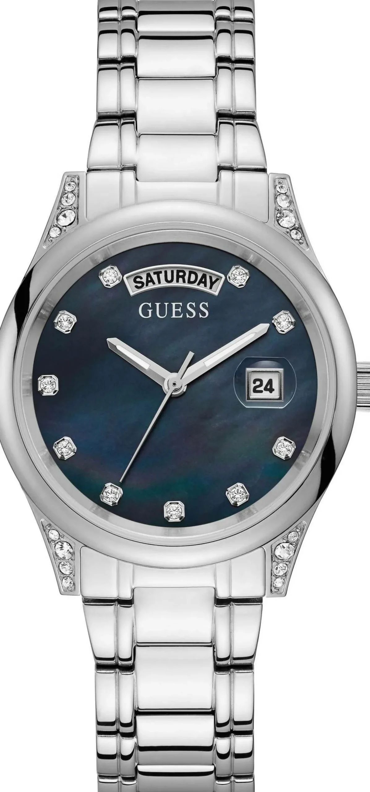 Guess Damen Armbanduhr Quarzuhr AURA GW0047L1