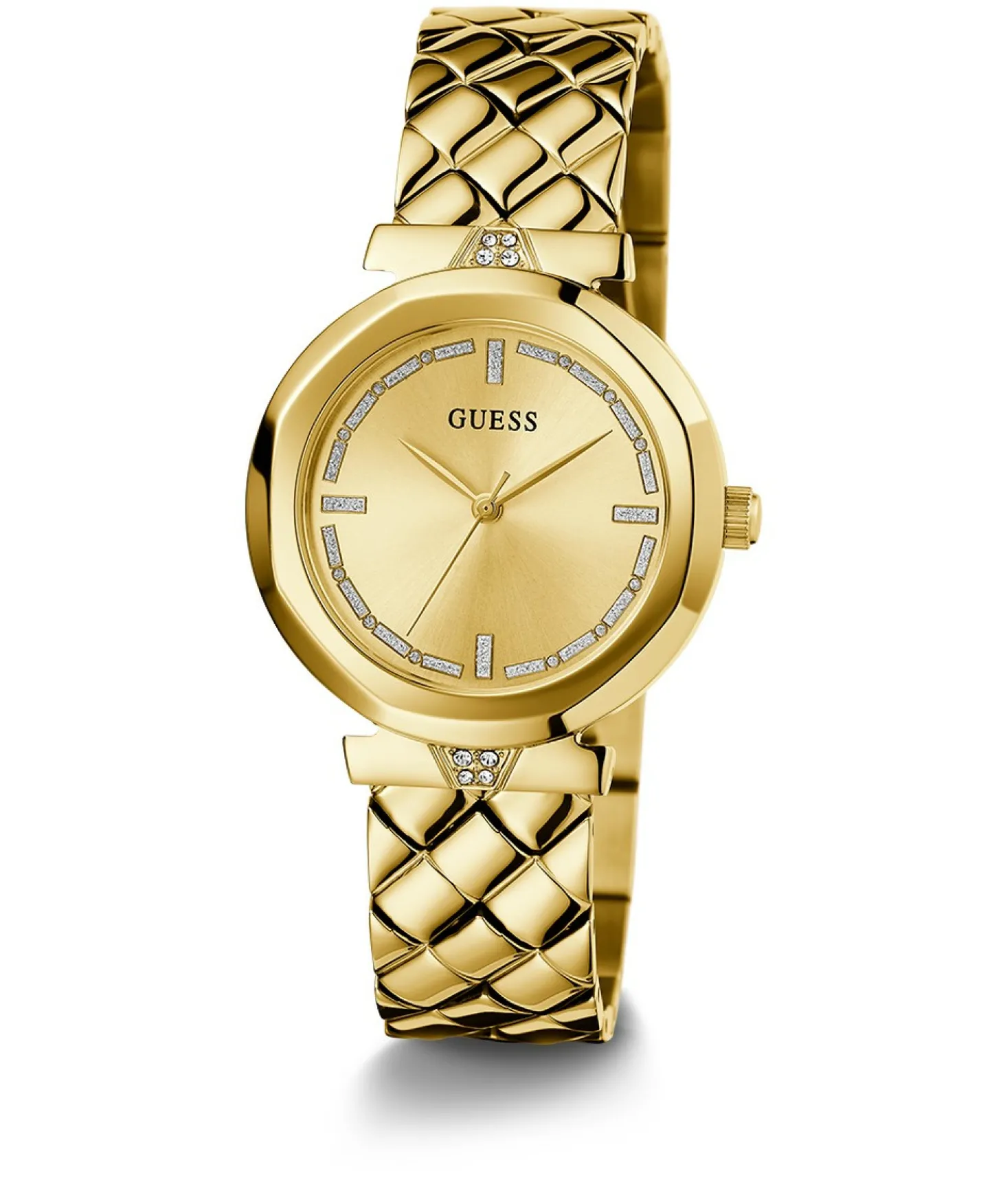 Guess Damen Armbanduhr Rumour gold 34 mm GW0613L2