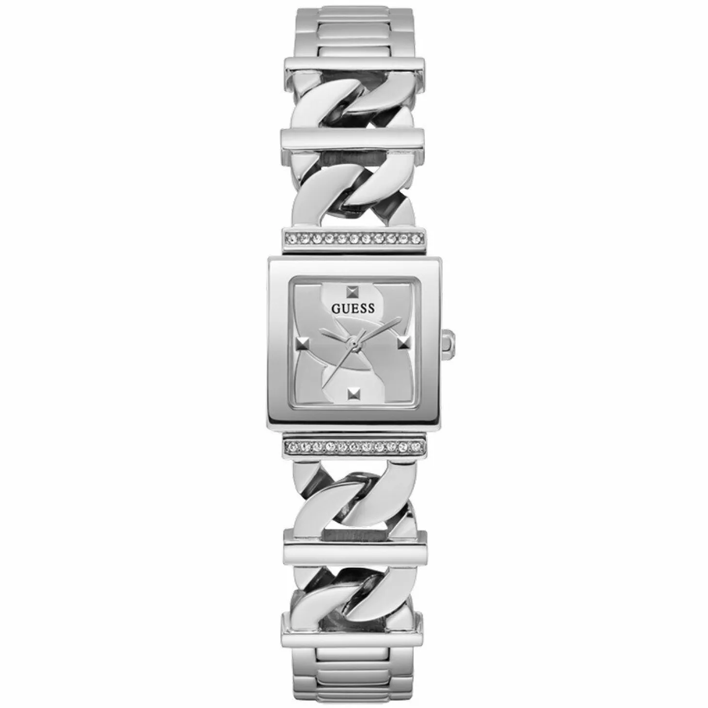 Guess Damen Armbanduhr RUNAWAY silber 21 mm GW0603L1