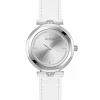 Guess Damen Armbanduhr RUMOUR weiß, silber 34 mm GW0689L1