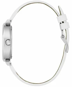 Guess Damen Armbanduhr RUMOUR weiß, silber 34 mm GW0689L1