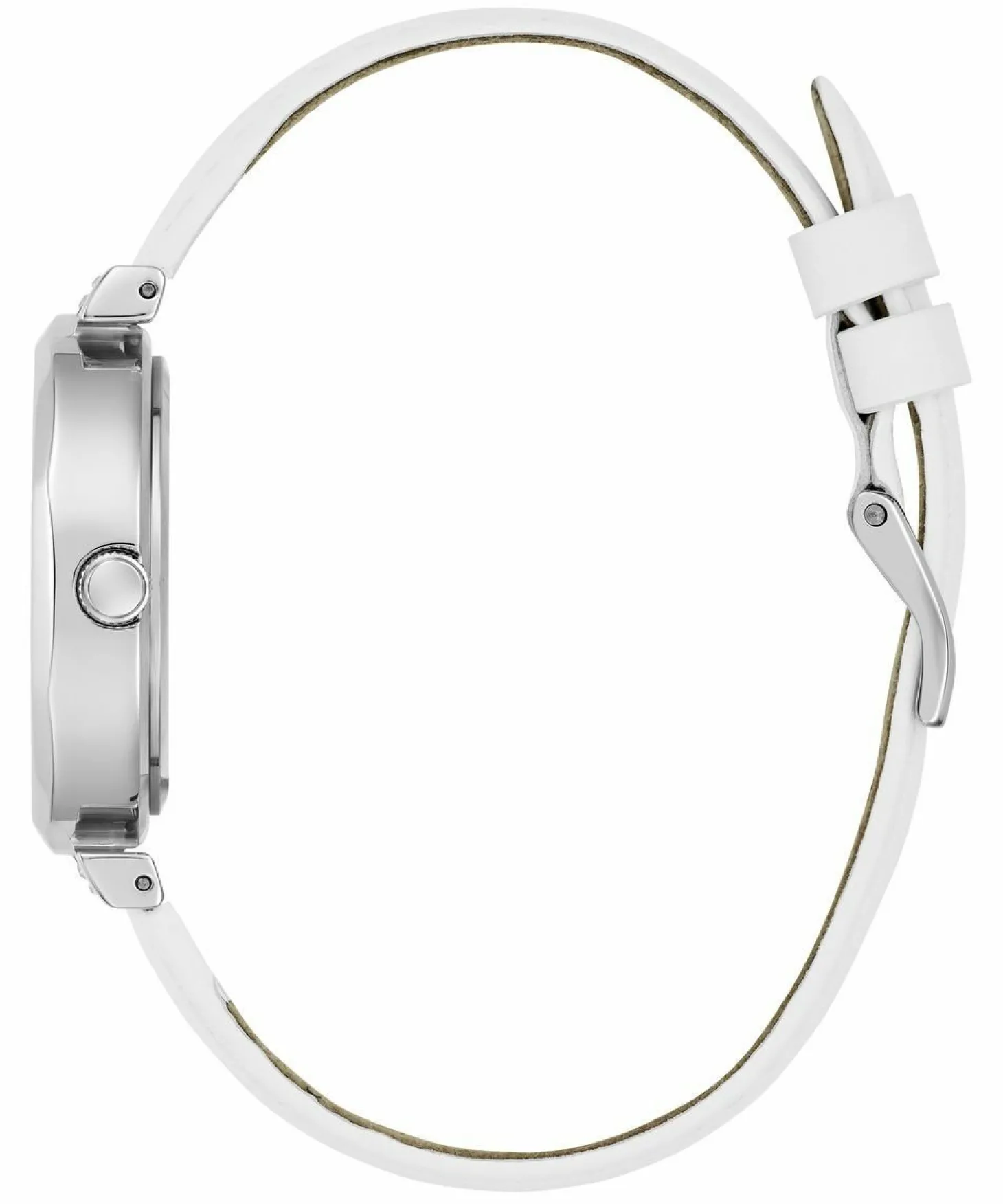 Guess Damen Armbanduhr RUMOUR weiß, silber 34 mm GW0689L1