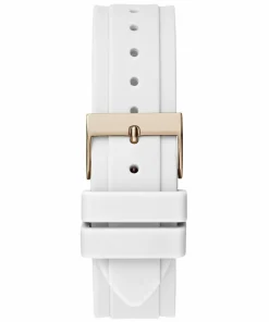 Guess Damen Armbanduhr SELENE Multifunktion weiß, roségold 39 mm GW0695L3
