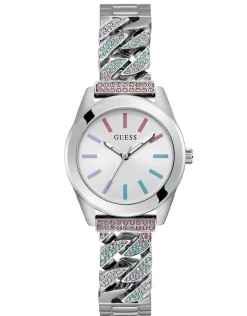 Guess Damen Armbanduhr SERENA silber 32 mm GW0546L4