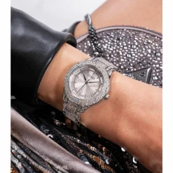 Guess Damen Armbanduhr SHOOTING STAR silber GW0746L1