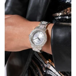 Guess Damen Armbanduhr SHOOTING STAR silber GW0746L1