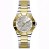Guess Damen Armbanduhr Sunray Multifunktion gold, silber 36 mm GW0616L2