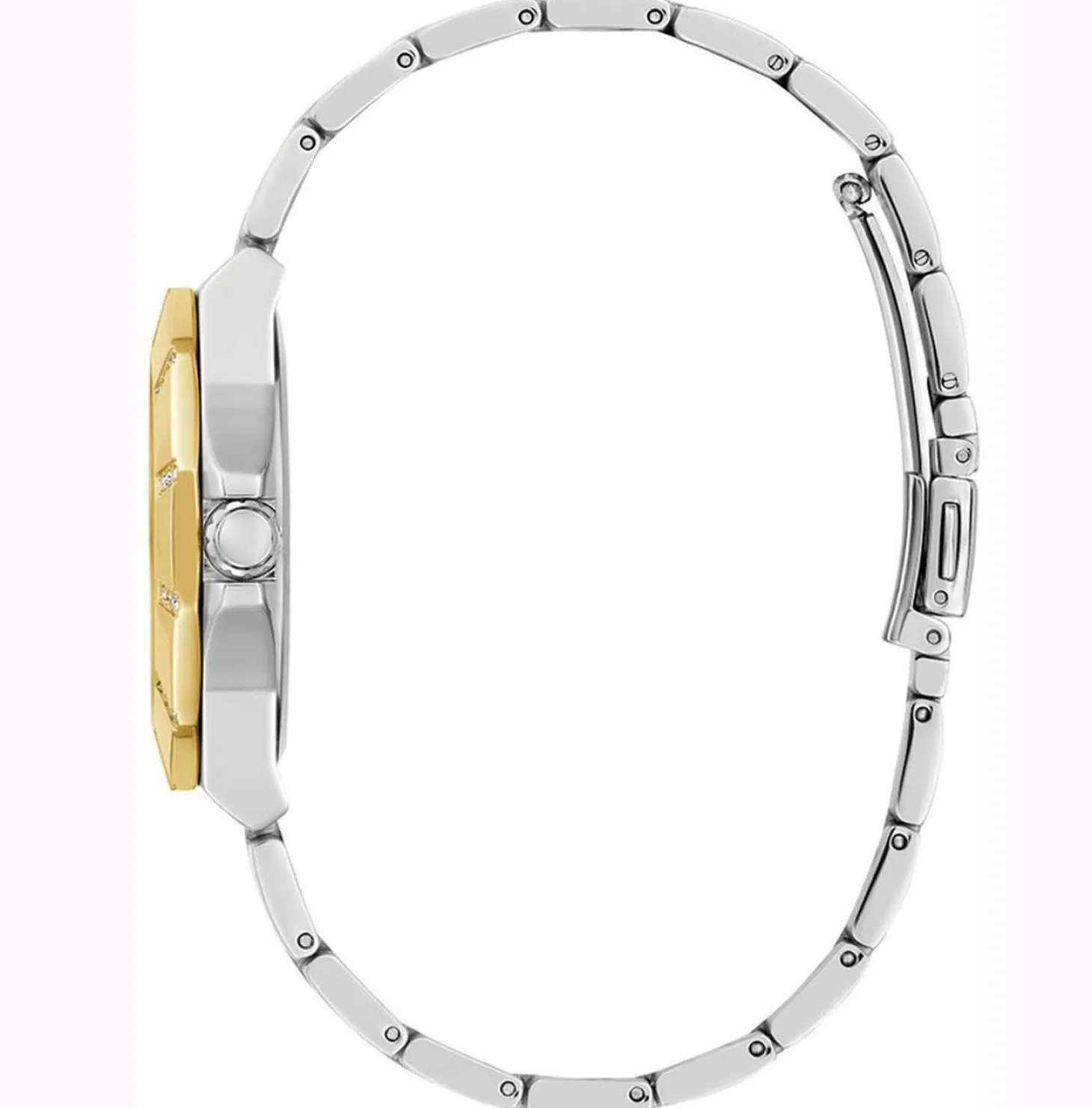 Guess Damen Armbanduhr Sunray Multifunktion gold, silber 36 mm GW0616L2