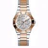 Guess Damen Armbanduhr Sunray Multifunktion rosegold, silber 36 mm GW0616L3