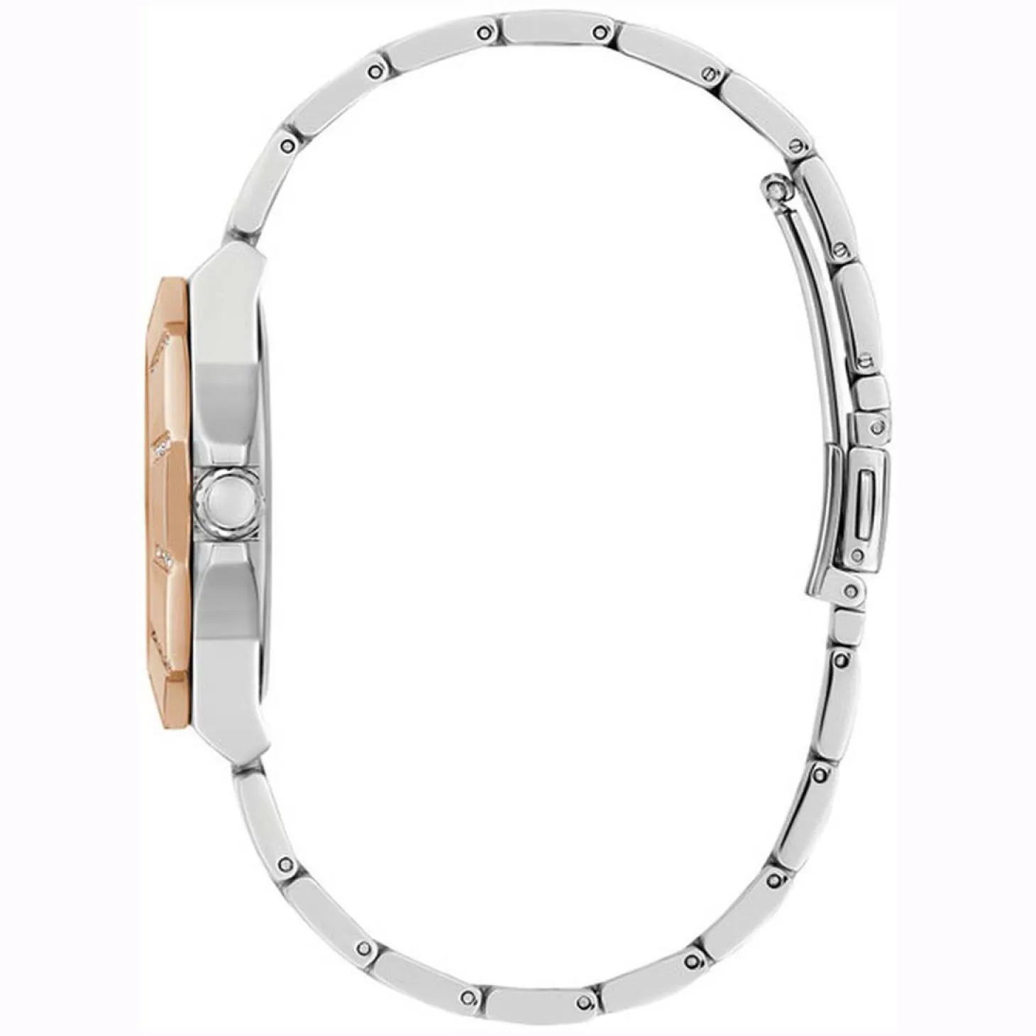 Guess Damen Armbanduhr Sunray Multifunktion rosegold, silber 36 mm GW0616L3