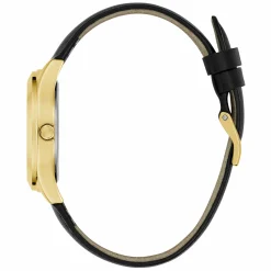 GUESS Damen Armbanduhr TRI PLAQUE GW0744L2 Schwarz Gold