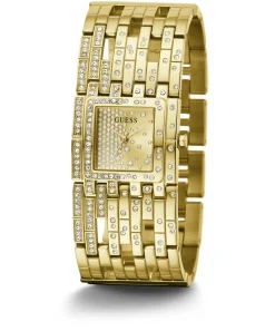 Guess Damen Armbanduhr WATERFALL gold 22 mm GW0441L2