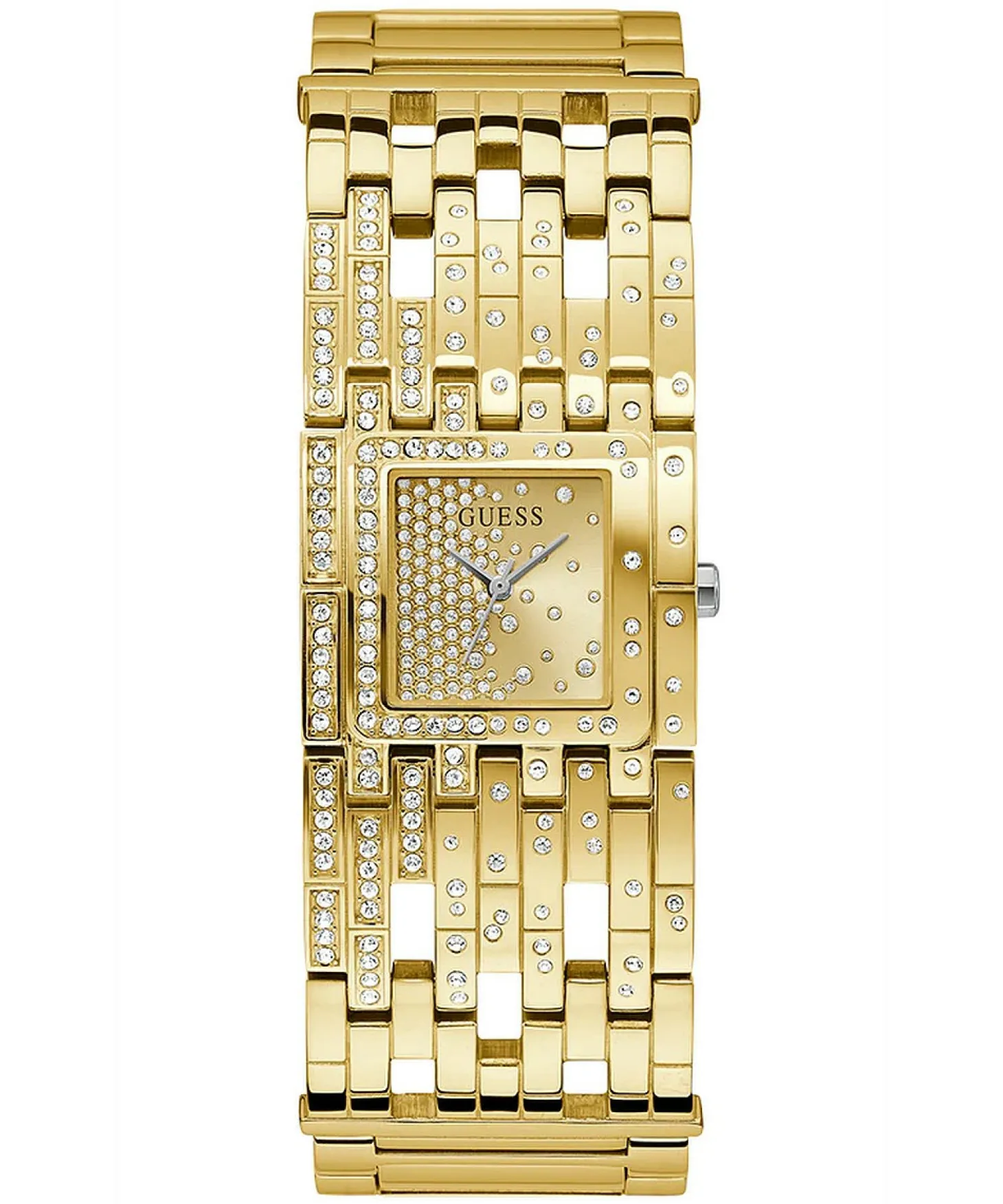 Guess Damen Armbanduhr WATERFALL gold 22 mm GW0441L2