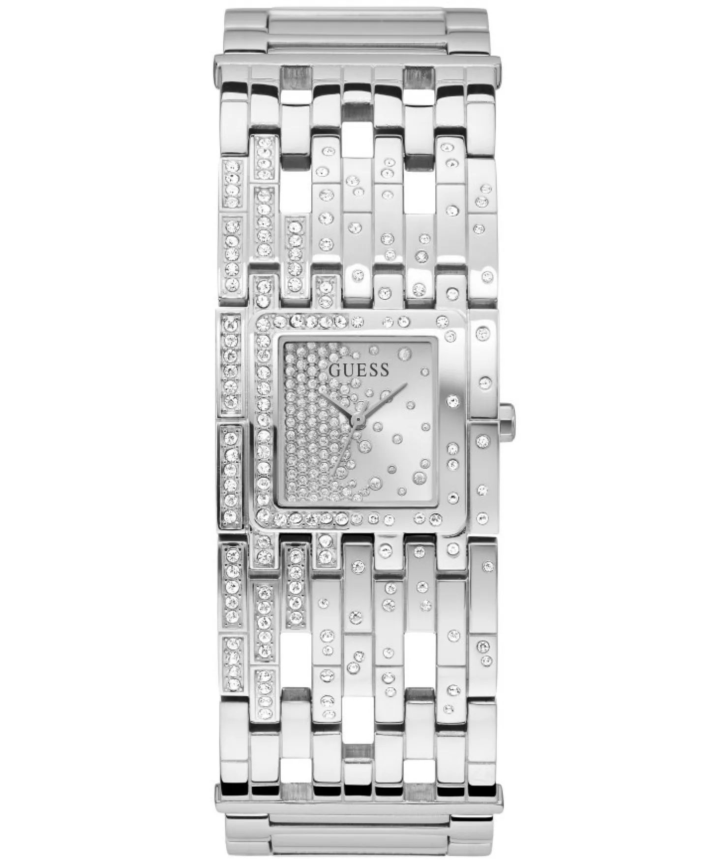 Guess Damen Armbanduhr WATERFALL silber 22 mm GW0441L1