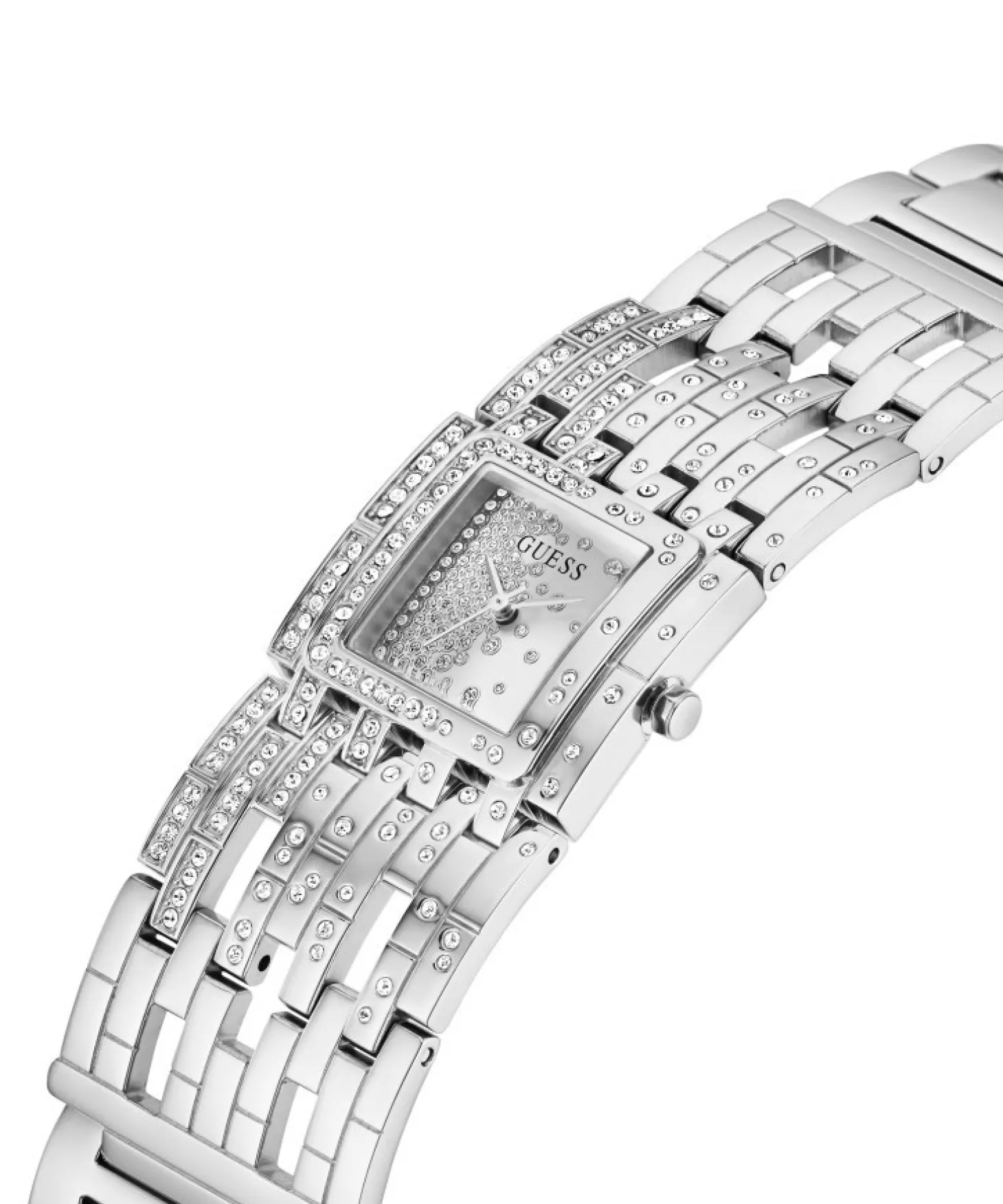 Guess Damen Armbanduhr WATERFALL silber 22 mm GW0441L1