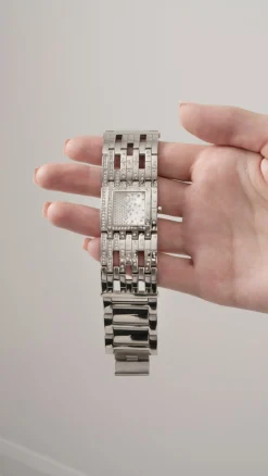 Guess Damen Armbanduhr WATERFALL silber 22 mm GW0441L1