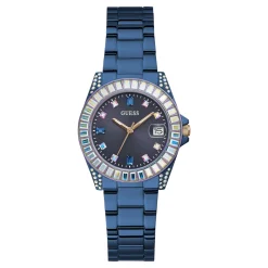 Guess Damen Armbanduhr Work Life Opaline Marine GW0475L2 34 mm