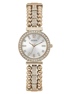 Guess Damen Armbanduhr Work 30 mm Kugelgliederarmband Armband Edelstahl GW0401L3