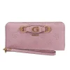 Guess Damen Geldbörse Izzy Peony Zip Around Pink SWPD9209460-ARI