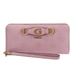 Guess Damen Geldbörse Izzy Peony Zip Around Pink SWPD9209460-ARI