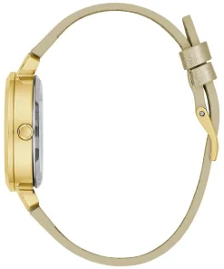 GUESS Damen Goldfarbene Uhr Crystal clear GW0535L4