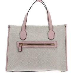 Guess Damen Handtasche G Status Tote Natural / Light Rose HWWK9198220NLR