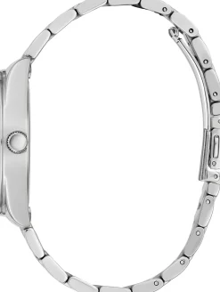 Guess Damen Luna Armbanduhr silber, blau GW0307L1