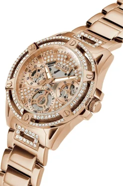 Guess Damen Multifunkion Armbanduhr Queen rosegold 40 mm GW0464L3