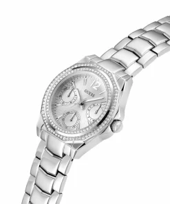 Guess Damen Multifunkion Armbanduhr RITZY silber 36 mm GW0685L1
