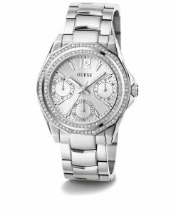 Guess Damen Multifunkion Armbanduhr RITZY silber 36 mm GW0685L1