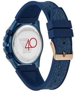 GUESS Damen Multifunktionsuhr ICONIC 40TH GW0813L1 Blau