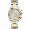 Guess Damen Multifunktionsuhr EQUALITY GW0769L3 Silber und Gold