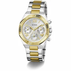 Guess Damen Multifunktionsuhr EQUALITY GW0769L3 Silber und Gold