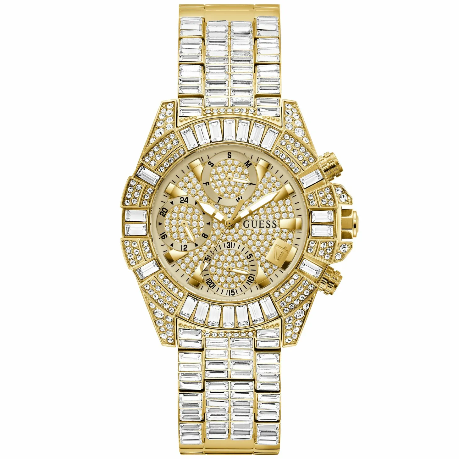 Guess Damen Multifunktionsuhr ICONIC 40th Anniversary Limited Edition Gold GW0812L2