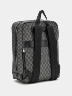 GUESS Freizeit Rucksack Unisex Torino Jet Set Eco Backpack Schwarz HMJESEP4161‑BLA