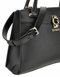 GUESS Handtasche Damen Jorah Luxury Satchel Schwarz HWBG9331060 BLA