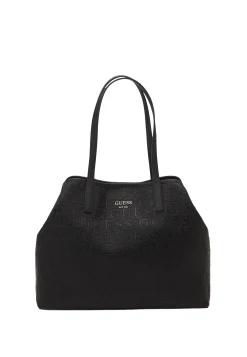 GUESS Handtasche Damen Vikky II Large 2 in 1 Tote Schwarz HWBG9318290‑BLA