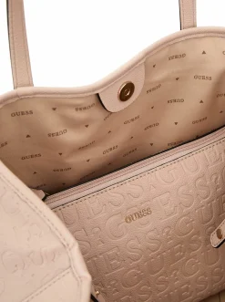 GUESS Handtasche Damen Vikky II Stone HWBG9318290‑STO