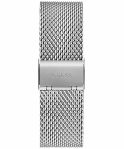 Guess Herren Armbanduhr REPUTATION silber, schwarz 44 mm GW0710G1