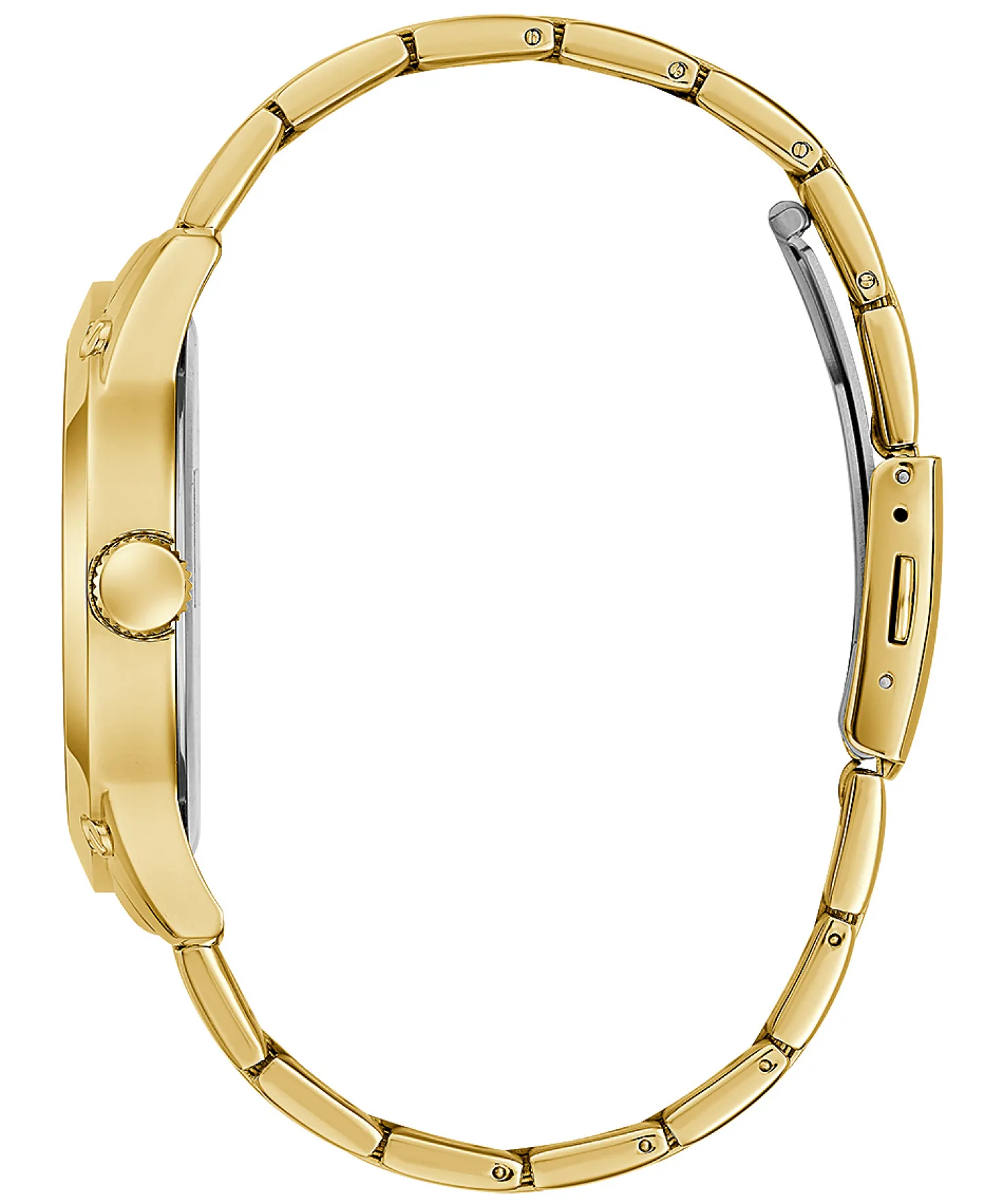 Guess Herren Armbanduhr 44 mm Armband Edelstahl GW0574G2