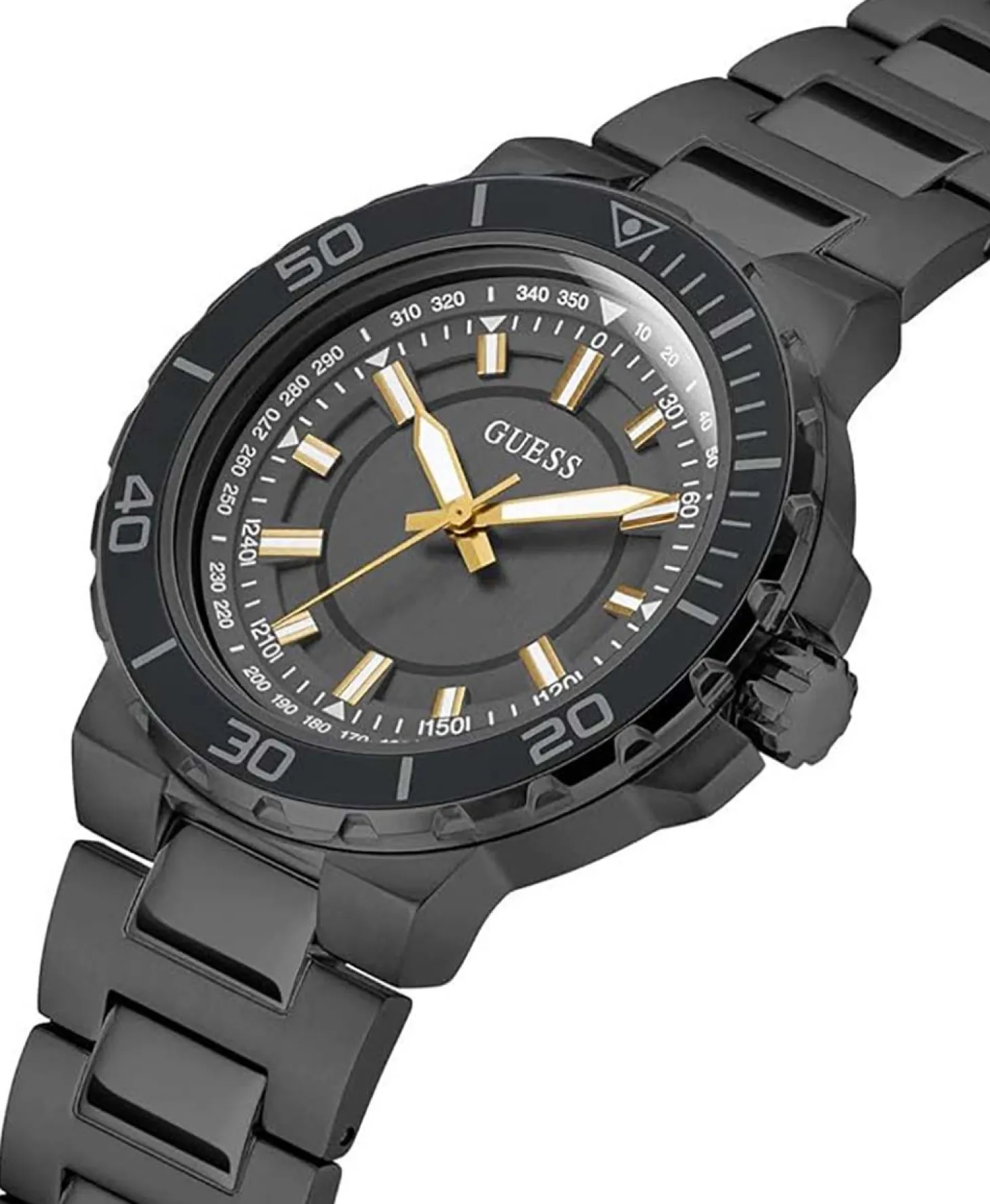 Guess Herren Armbanduhr Active Life Track schwarz 44 mm GW0426G3