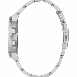 Guess Herren Armbanduhr Active Life Track silber, schwarz 44 mm GW0426G1