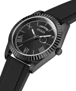 Guess Herren Armbanduhr CONNOISSEUR 42 mm Armband Silikon GW0335G1