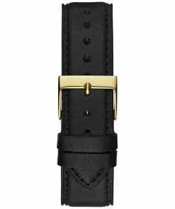 Guess Herren Armbanduhr Crescent schwarz, gold 44 mm GW0628G2