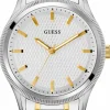 Guess Herren Armbanduhr Dex 44 mm silber, gold GW0626G4