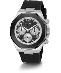 Guess Herren Armbanduhr EMPIRE 46 mm Armband Silikon GW0583G1