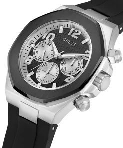 Guess Herren Armbanduhr EMPIRE 46 mm Armband Silikon GW0583G1